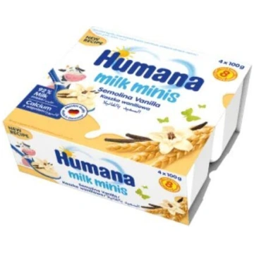 Humana Milk Minis vaniļas mannas deserts 400g