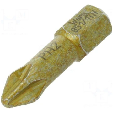 Screwdriver bit | Phillips | PH2 | Overall len: 25