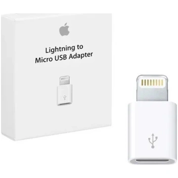 Micro USB uz Lightning adapteris balts No name