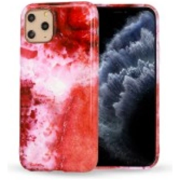 Marble Silicone Back Case priekš Apple iPhone 12 /