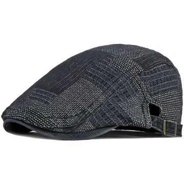 Vīriešu berete VI-26052 - Melna KP26052 IZMAEL