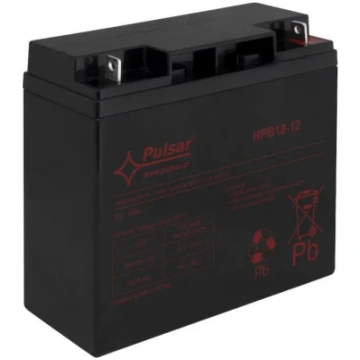 Akumulators PULSAR 12V 18Ah HPB — svina-skābes uzl