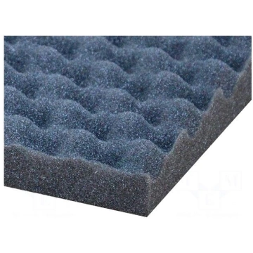 Sound absorbing sponge | 1000x500x30mm | perforate