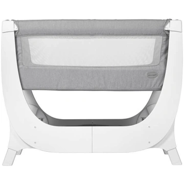 SHNUGGLE Bedside Crib in Dove Grey SHN-AIR-BCDG