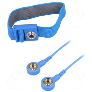Wristband | ESD | Features: antialergic | blue | 1