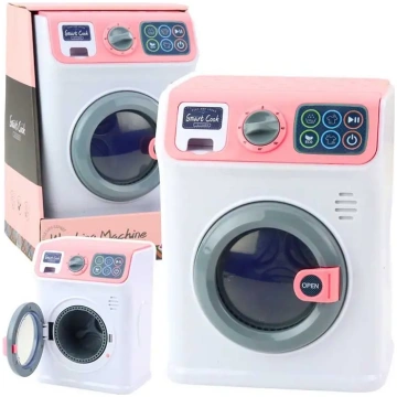 Rotaļu veļas mazgājamā mašīna Washing machine Pink