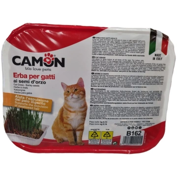 Camon Erba per gatti ai semi d'orzo con vasch