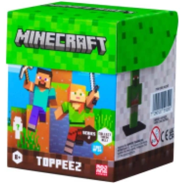 MINECRAFT 3D zīmuļu uzgaļi, 6 cm MC2207