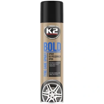 Riepu spīduma un kopšanas aerosols K2 BOLD 600 ml 