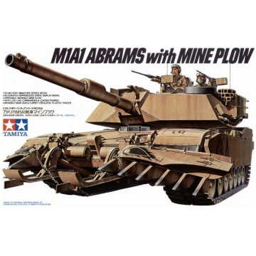 1:35 Tamiya 35158 - M1A1 Abrams with mine plow and