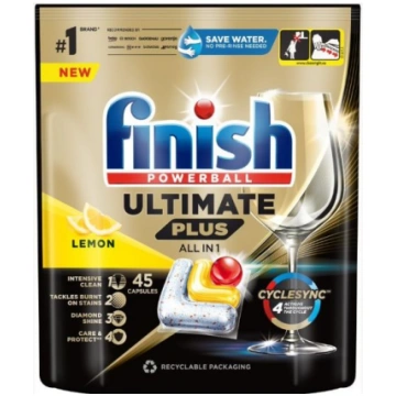 FINISH Ultimate Plus Lemon trauku mazgāšanas autom