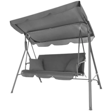 Dārza šūpuļkrēsls RELAX 3 personām (Krāsa: Pelēka)