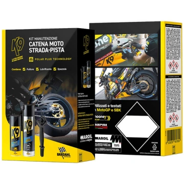BARDAHL KIT K9 MANUTENZIONE CATENA STRADALE (CARTO