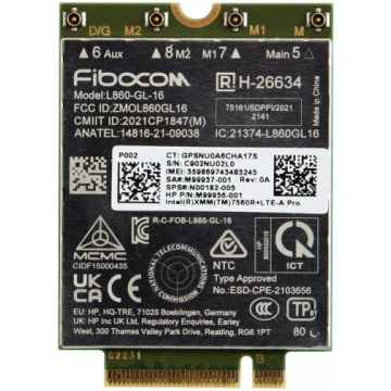 WWAN modulis HP XMM 7560 R+ LTE‑Advanced Pro 7P993