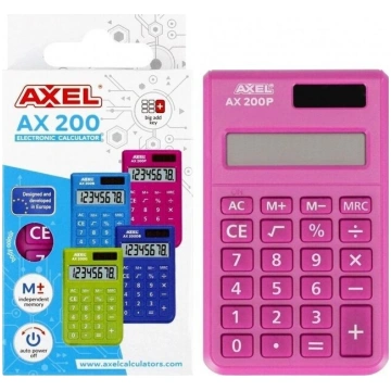 Axel Ax-200p rozā kalkulators Nav norādīts