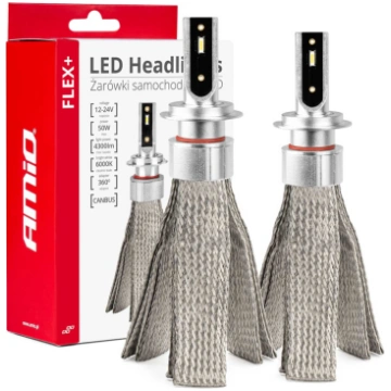LED priekšējo lukturu spuldzes FLEX+ sērija H7 can