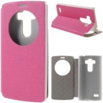 Sand-like Texture Leather Stand Case for LG G4 Bea