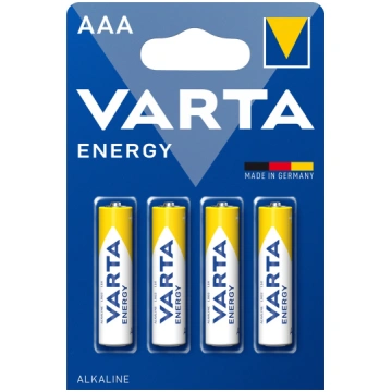 Baterijas VARTA Energy Alkaline AAA, LR03, 4 gab