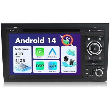 SXAUTO Android 12 autoradio Audi A4/S4/RS4/Seat Ex