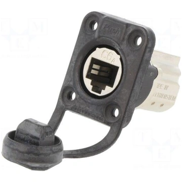Coupler | socket | etherCON | PIN: 8 | Cat 6 | shi