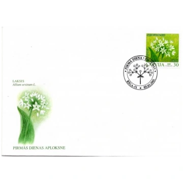 Latvian First Day Cover Laksis