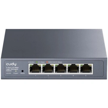 Cudy 5-Port 2.5G Easy-Managed Switch, HS105 3.0 L2