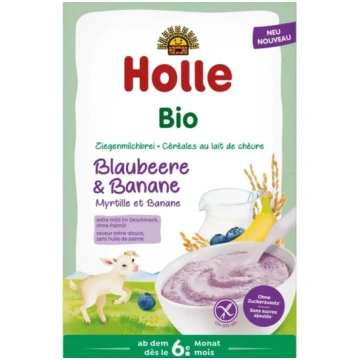 Holle BIO piena biezputra ar mellenēm un banāniem 
