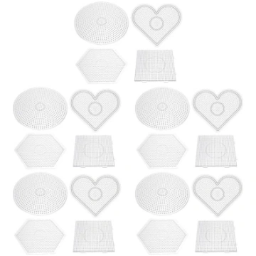 5 komplekti Pin Doudou Template Fuse Beads Boards