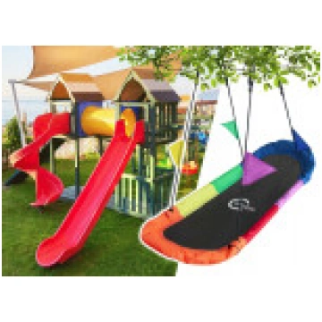 Polsport HS3 GARDEN SWING HAMMOCK MEGA BOAT KRĀSAS