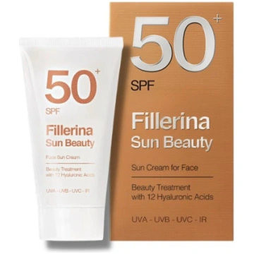 FILLERINA sejas sauļošanās krēms SPF 50+, 50 ml