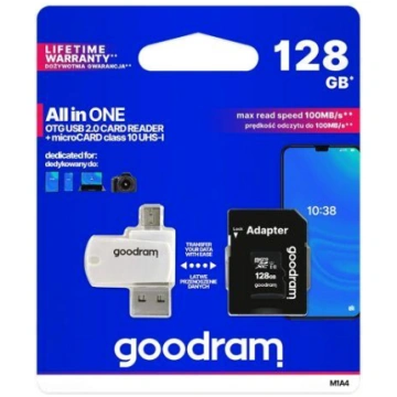Memory card | SD XC Micro | 128GB | Read: 100MB/s 