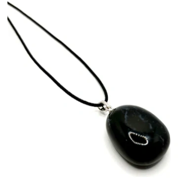 Kulons Onikss / Onyx & Silver 24mm SPIRITUAL GIFT