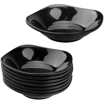 8 mini bļodiņu komplekts Melna mērču bļodiņu kompl