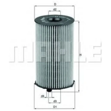 MAHLE ORIGINAL OX205/2D (6), Eļļas filtrs