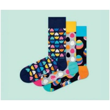 HAPPY SOCKS zeķu komplekts Easter XEAS09-2000