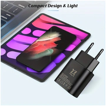 25W USB C lādētājs ātrai uzlādei Android telefonie