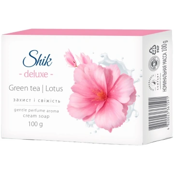SHIK DELUXE Tualetes krēmziepes ar biopiedevām Zaļ