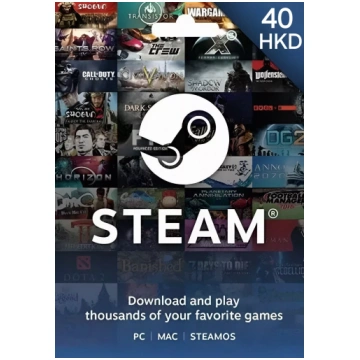 Hong Kong Steam 40 HKD Gift Card