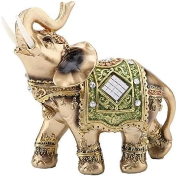 Hztyyier Ziloņa statuja, Feng Shui Lucky Elephant 