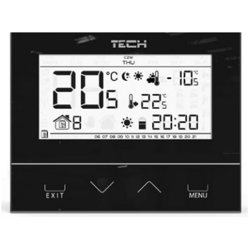 Istabas termostats TECH EU-292 V2, programmējams, 