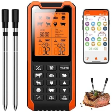 Fileeyn viedais gaļas termometrs Bezvadu Bluetooth