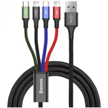Baseus KB2L435A12BK mobilā telefona kabelis 1.2m U