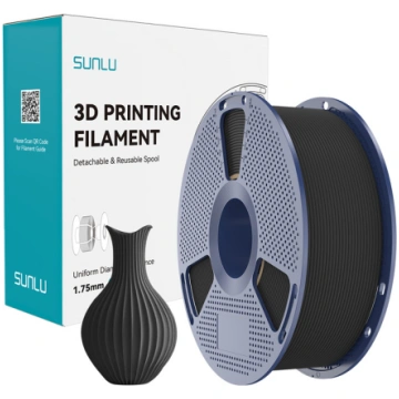 Sunlu PLA Classic Black Filament 1.75mm 1KG PLA CL