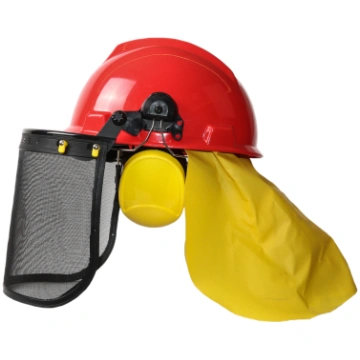 Aizsargmaska ar ķiveri, austiņām un sietu FS-004 0