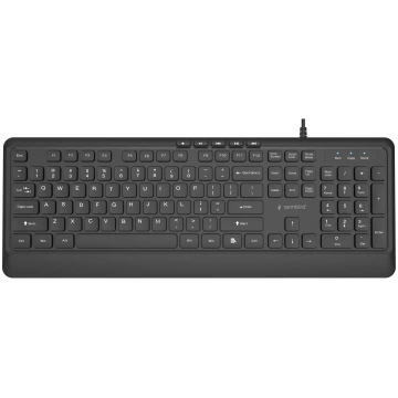 KEYBOARD MULTIMEDIA USB ENG/BLACK KB-MCH-05 GEMBIR