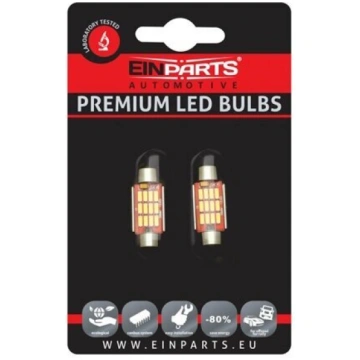 LED spuldzes C5W, 6000K, 9-16V, 36 mm Einparts