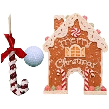 Genérico Lebkuchen-Golf-Set, Mini-Golfset aus Holz