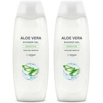 by Amazon Aloe Vera Shower Gel, 2 x 500 ml : Amazo