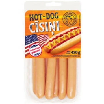 Hot-dog cīsiņi Amerikāņu KGS 420g