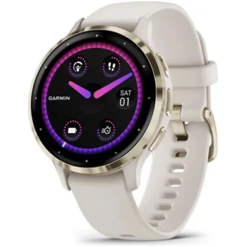 GARMIN pulkstenis Venu 3S GPS WiFi 41mm ivory grey